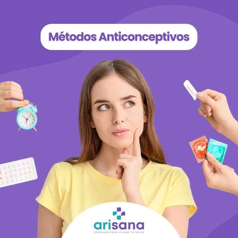 Infografía introductoria sobre métodos anticonceptivos - Arisana